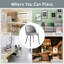Chaise parsons en velours gris