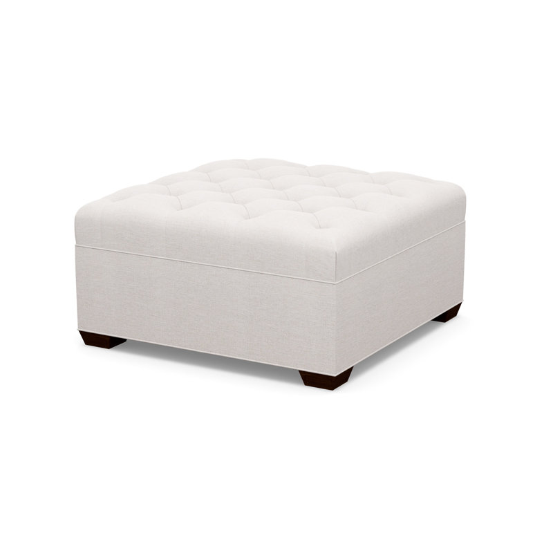 Square Ottoman, 9637-51, Walnut