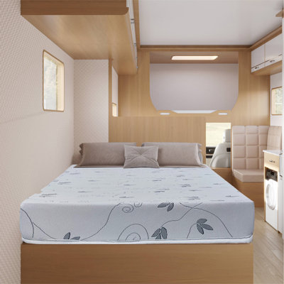 10-Inch High-Density Foam RV Mattress Replacement, Medium Firm, Camper Vans, Full