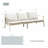 70.14'' Wide Acacia Patio Sofa With Cushions