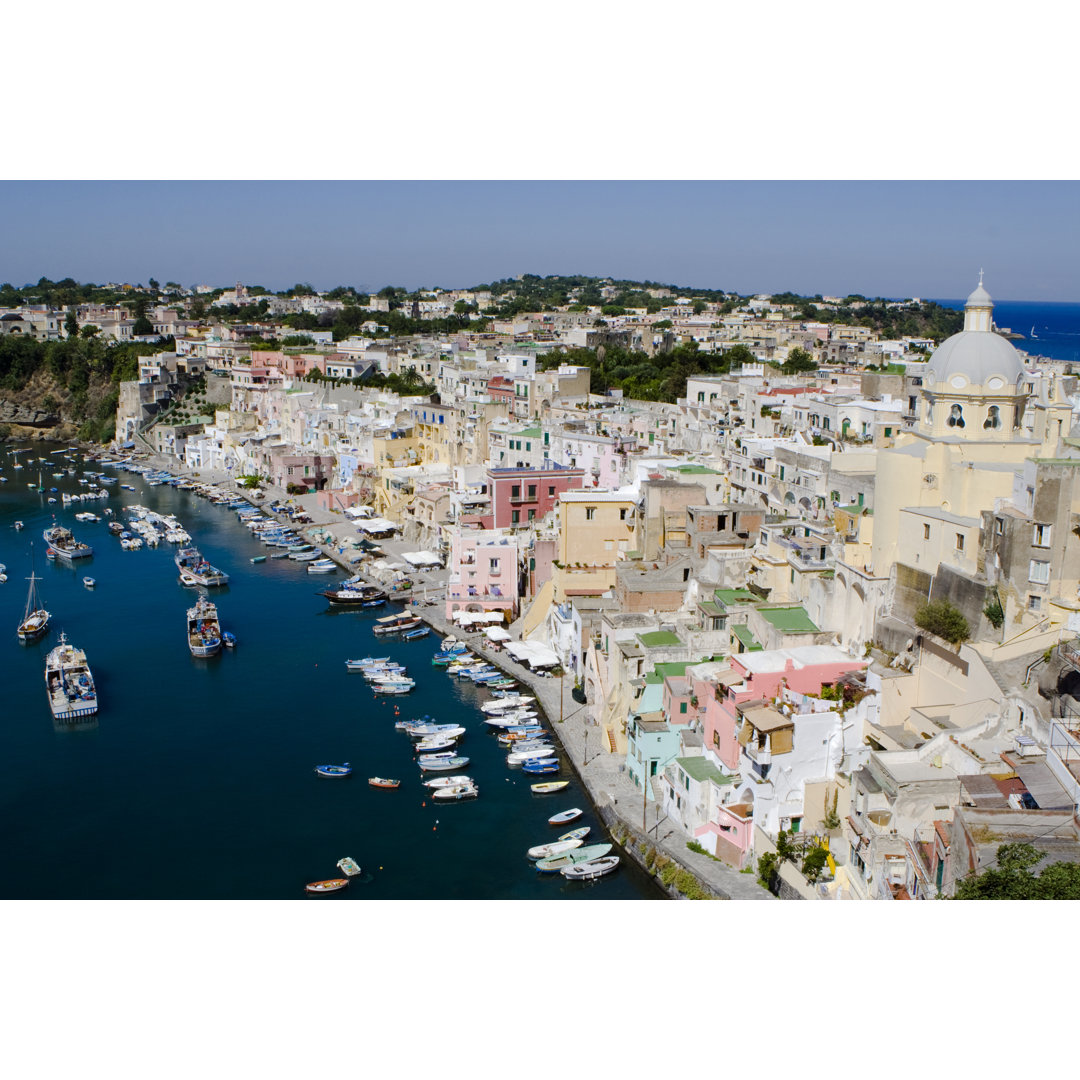 Procida Fishermans Village von Angelafoto - Druck