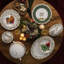 Plateau ovale Noritake Holly & Berry Gold-50510754