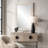 Tigard Ivory Stone Mirror