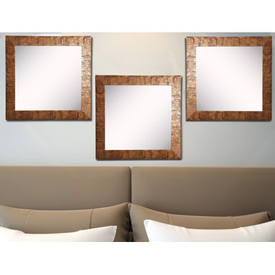 Arazeli Solid Wood Flat Wall Mirror