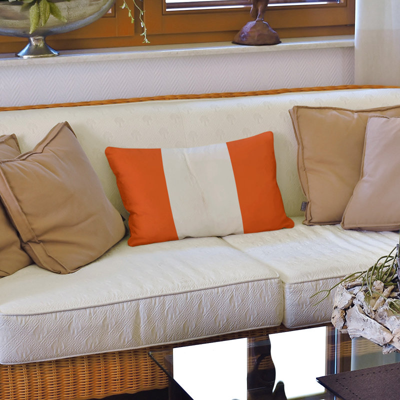 Housse de coussin lombaire Atlanta, Trinité / Blanc cassé, Miami