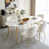 Gold / White Marble