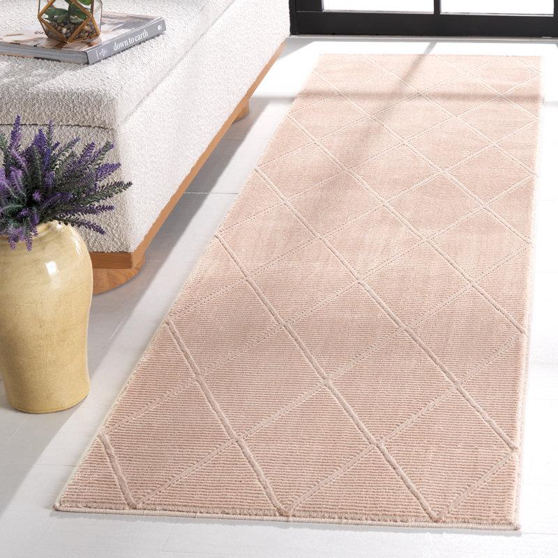 Tapis rose Revive 104, Tapis de couloir 2 pi 3 po x 8 pi