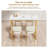 Corneall Metal Base Dining Table