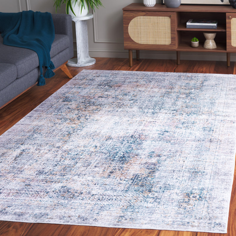 Sydnei Monica Performance Machine Washable Abstract Rug, Rectangle 5' x 8'