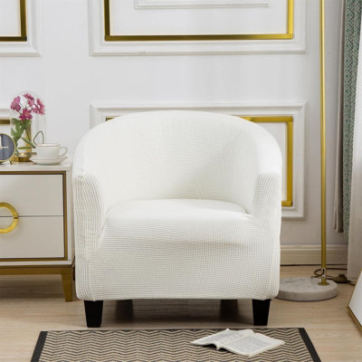 Housse pour fauteuil club Housse pour fauteuil tubulaire extensible Housse pour canapé Housse de protection pour meubles de salon