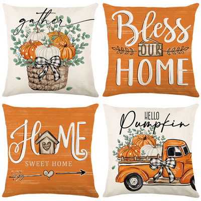 Floral Outdoor Reversible Pillow Cover
