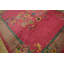 Chinese Art Deco Room Size Rectangle Antique 1920s Wool Knotted Coral Rug