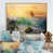 Toile avec cadre flottant brun