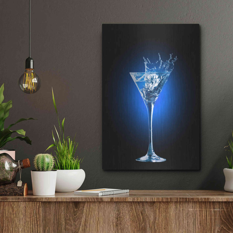 "Gin and Tonic Splash" par Luxe, H 16 po x l 12 po