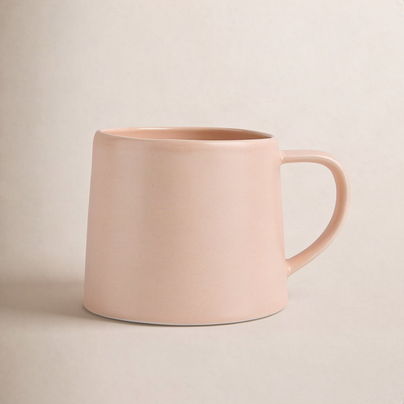Stone Lain Delilah Mug Set Porcelain, Pastel Orange