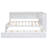 Full Size Wood Svein With Storage Shelves, USB, LED, And Trundle-1542172811