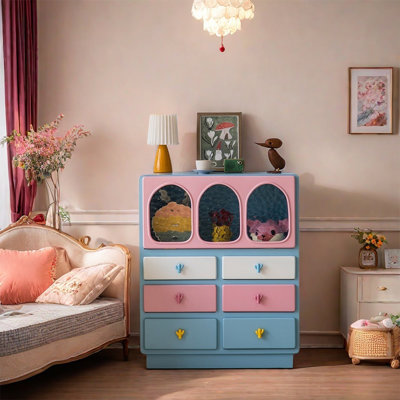 Spacious Cabinet with Glass Doors