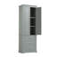 Armoire de rangement haute avec trois tiroirs pour salle de bain / bureau, gris, buffet-864129982