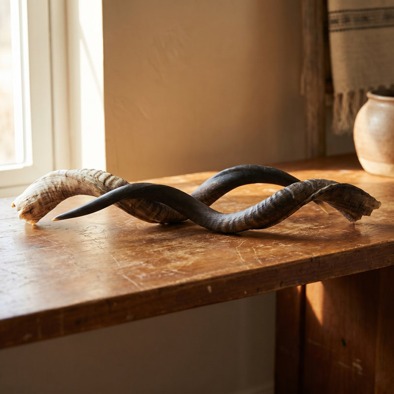 Pair of Natural African Kudu Horns