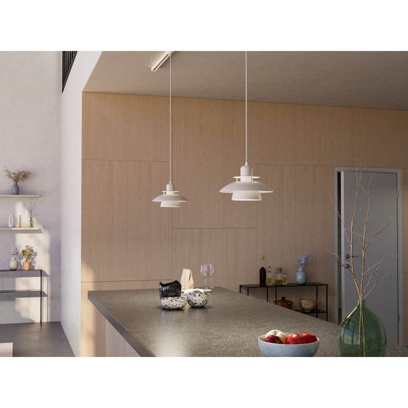 Primus 1 - Light Pendant, Sand/Brass, White