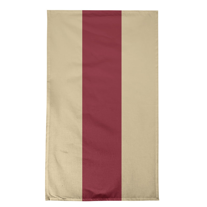 Serviette de thé hockey Anaheim, Sable du désert / rouge brique / sable du désert, Sergé de coton
