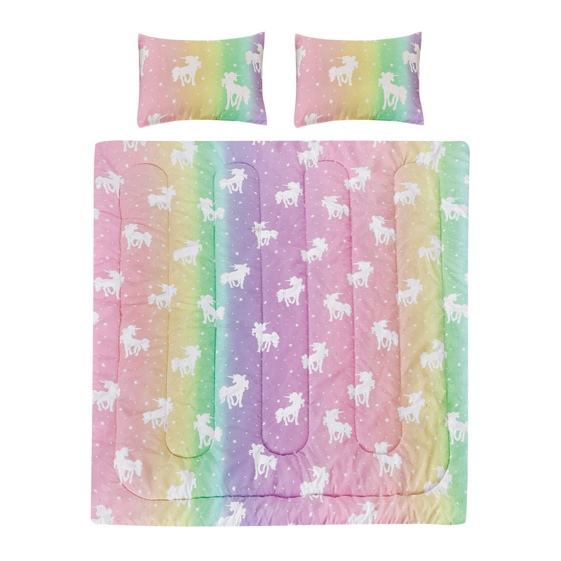 Box Stitch Geometric Shapes Comforter, Twin Comforter + 1 Sham
