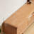 Log style simple solid wood TV cabinet