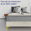 Cadre de lit / sommier en bois de qualité supérieure en velours de 15 po Karvin, durable, élégant et multicolore-88933204-88933192