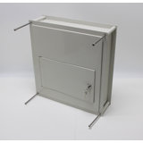 Adjustable Thickness Through-The-Wall Letter/Payment Locking Drop Box for 4" - 8" Wall
