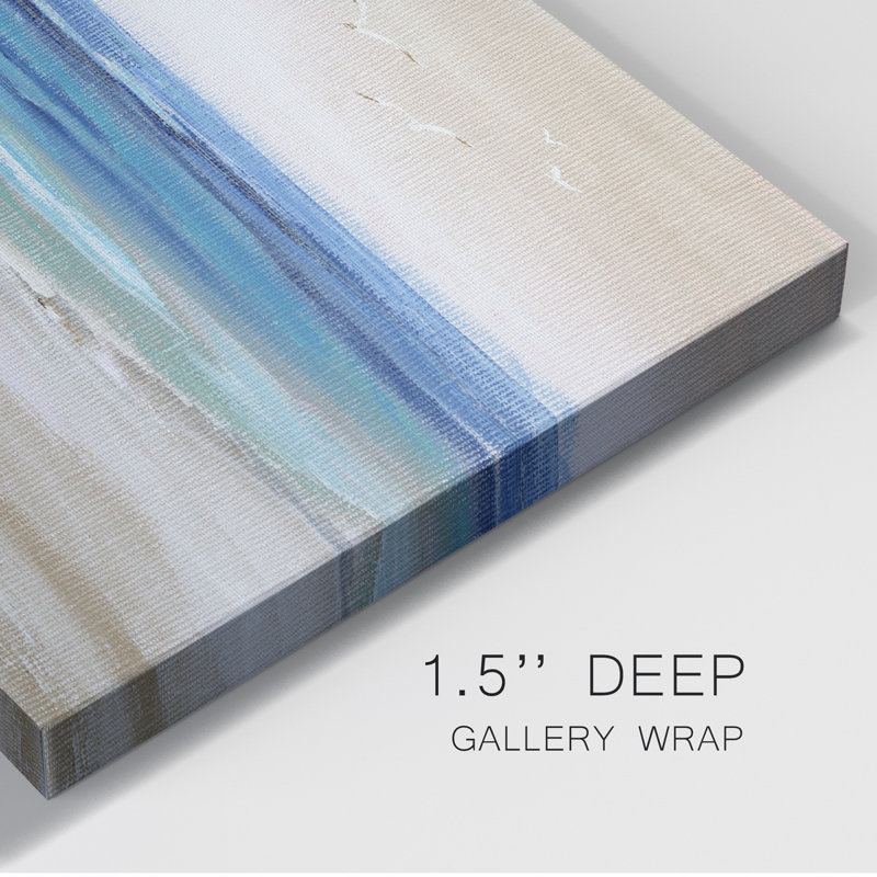 Shore Excasion - peinture sur toile tendue, H 36 po x l 24 po x P 1 po