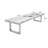Tan Rectangular Solid Wood Dining Table-1322155854