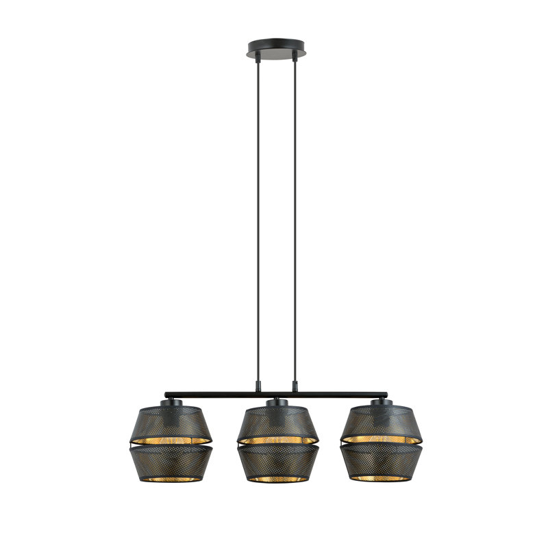 Igasho 3 - Light Pendant, Black/Gold