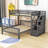 Denesa Twin Over Full L-Shaped Wood Bunk Bed-1238618171