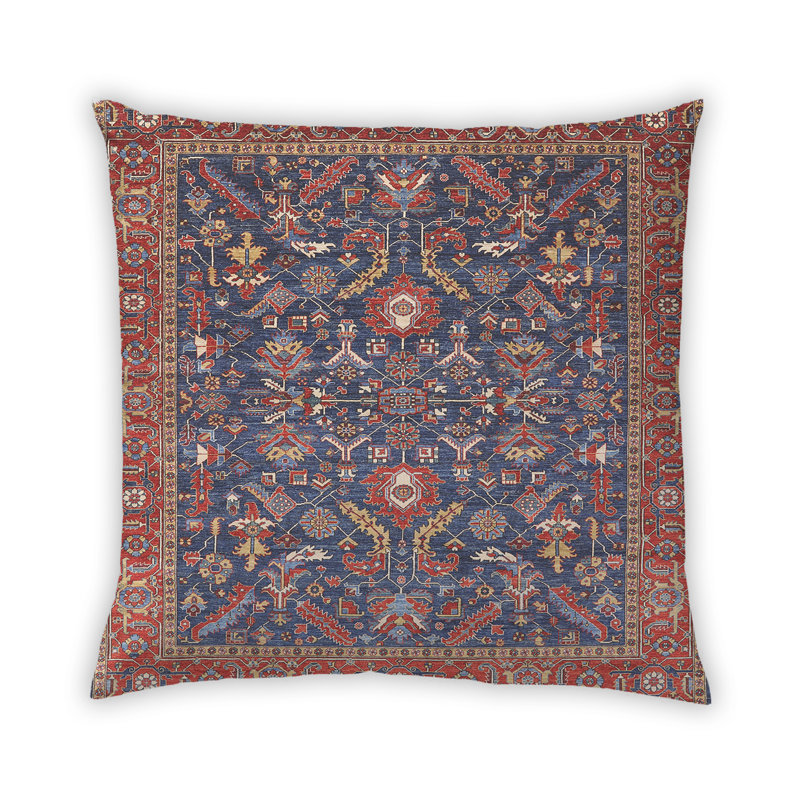 Damask Outdoor Throw Pillow