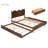 Queen Size Platform Bed With With 2 Big Drawers-107287789
