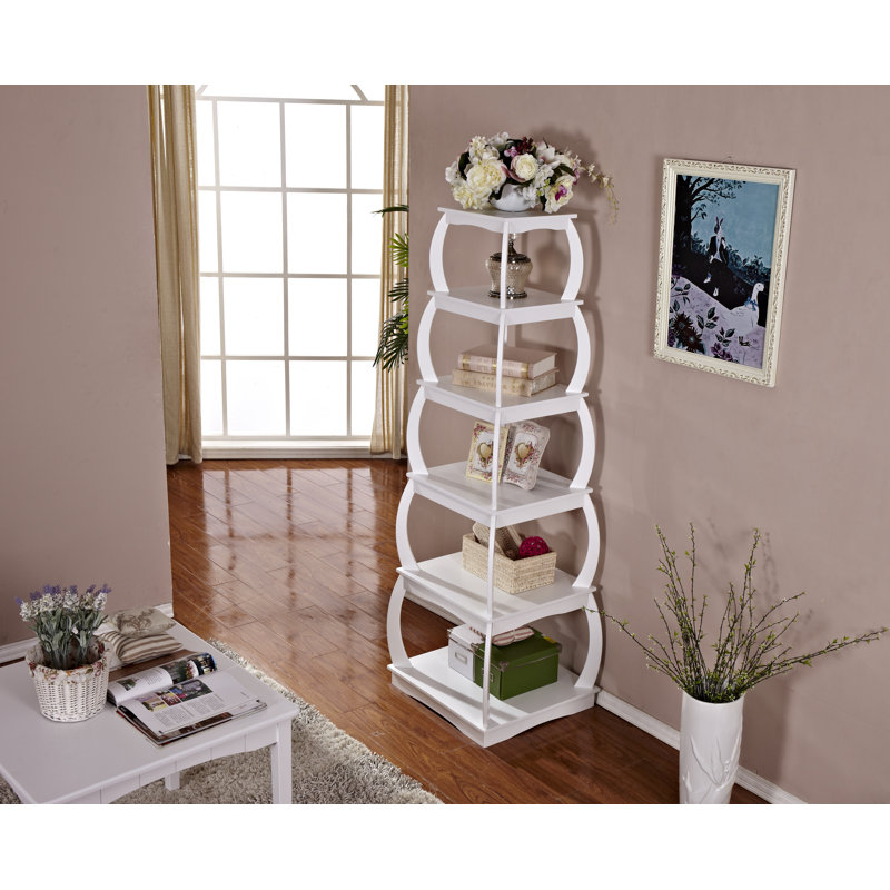 Étagère à livres H 65,8 po x l 22 po Kessinger, Blanc