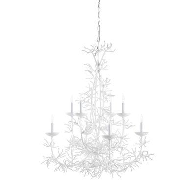 Lustre classique / traditionnel à 8 lumières de style bougie Coastal