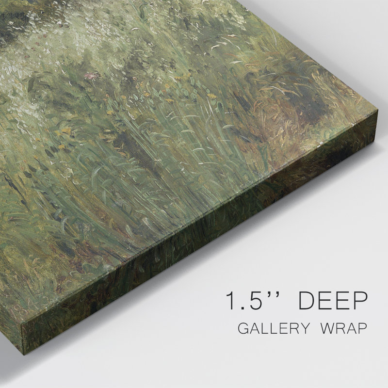 Paysage rétro CCLIX, ensemble de toiles encadrées, H 13 po x l 9 po