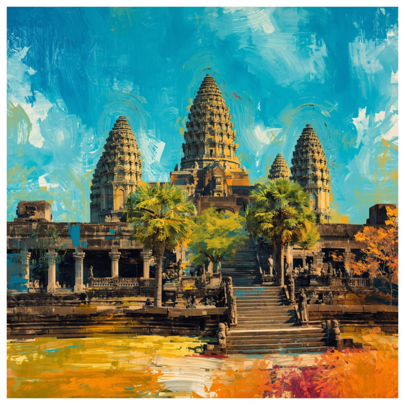 Toile de galerie Angkor Wat, 16 x 20 inches