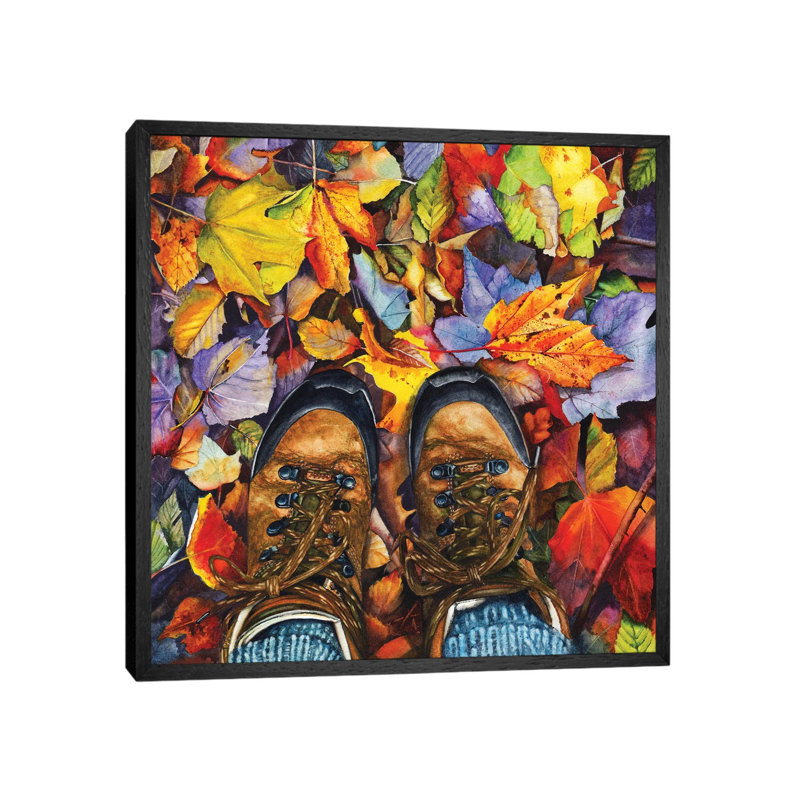 Boots On The Ground by Peter Williams - Floater Frame Gallery-Wrapped Canvas Giclée on Canvas, Black, 45.72 cm H x 45.72 cm W