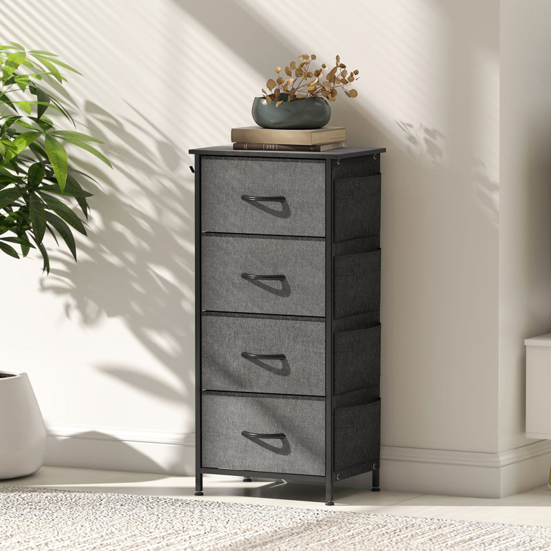 45cm W 4 - Drawer Chest of Drawers, Grey