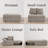 Heron 71" Upholstered Convertible Sleeper Sofa, Pull Out Sofa Bed, Chair Bed, Couch, Lounger For Small Spaces-1269107390