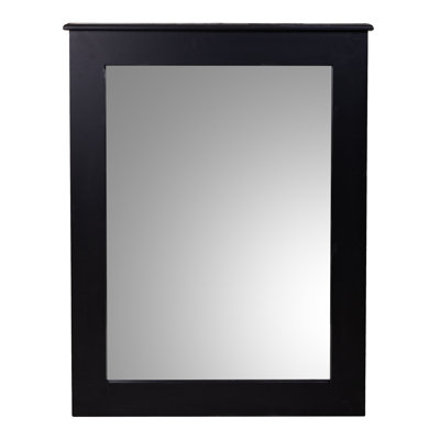 Blountville Wood Flat Wall Mirror