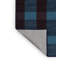 Tapis damier noir lavable à la machine