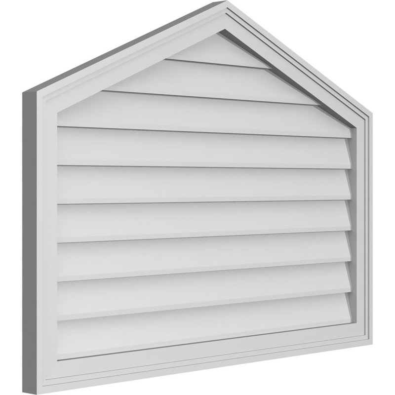 Ventilé à pignon non-fonctionnel Signature, H 28 po x l 38 po x P 1,5 po