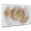 The Eye Of A Yellow Sunflower - Wrapped Canvas-56642921
