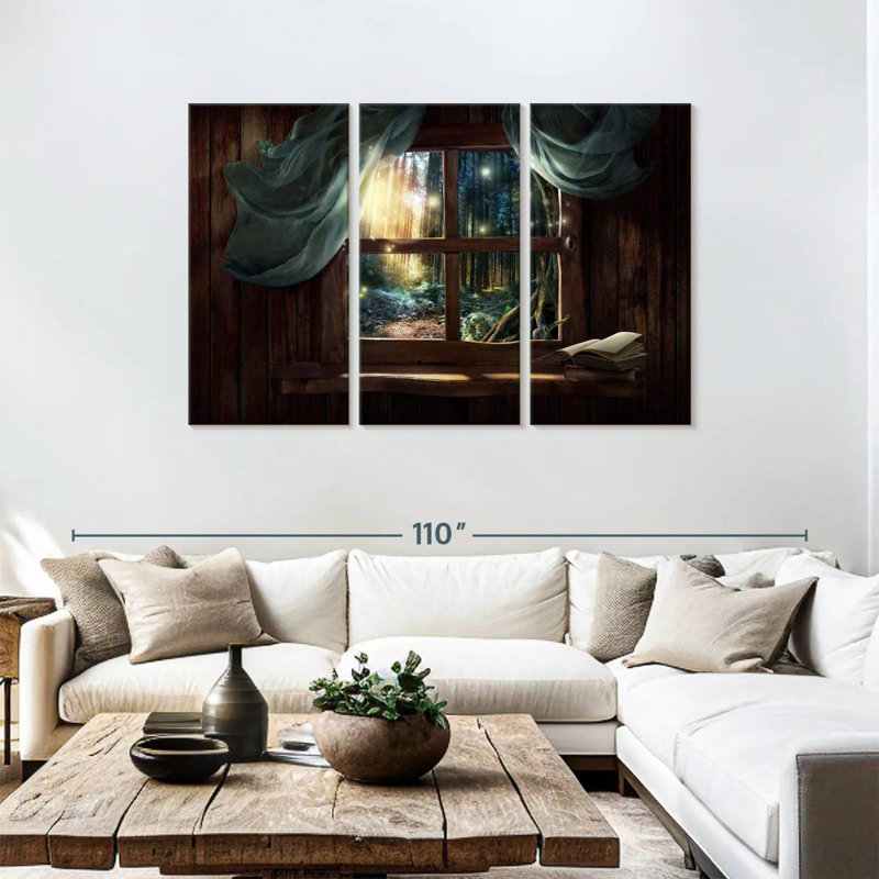 Lilie Magical Forest, 48" H x 74" W