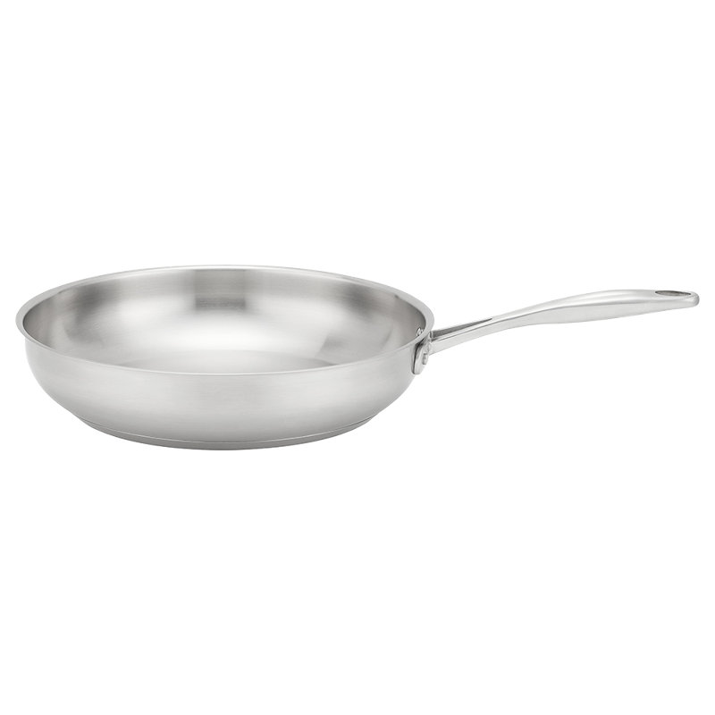 Profile Matte Stainless Steel Non-Stick Frying Pan, 28cm