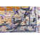 Tapis bleu / brun clair Lawnmont