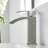 Brushed Nickel Bathroom Faucet,Faucet For Bathroom Sink, Single Hole Bathroom Faucet Modern Single Handle Vanity Basin Faucet-121292260